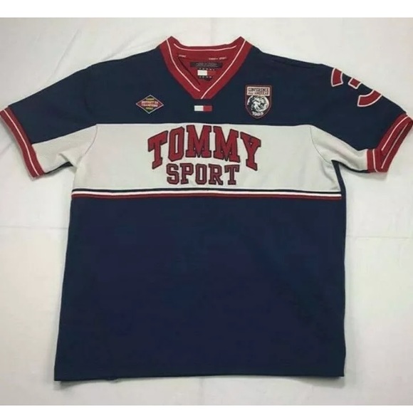 Tommy Hilfiger Other - VTG Tommy Hilfiger Sport Jersey T Shirt Mens Large